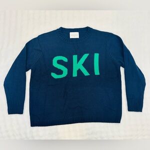 Blue 'SKI' Sweater